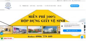 Web bán hàng của hopdunggiay.com